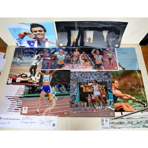 90 - Collection of Limited Edition signed photographs including Tom Daley, Michael Johnson, Jessica Ennis... 