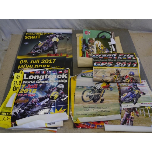 142 - Box of speedway posters