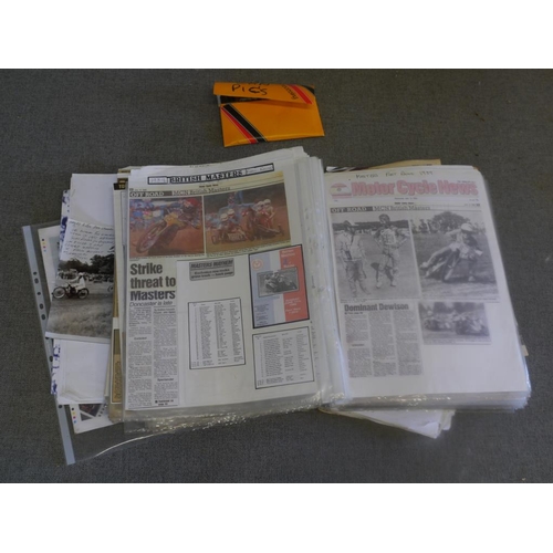 153 - British Masters motorcycle newspaper publications