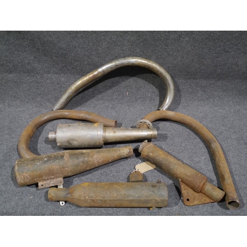 318 - Quantity of speedway/grasstrack exhausts and silencers