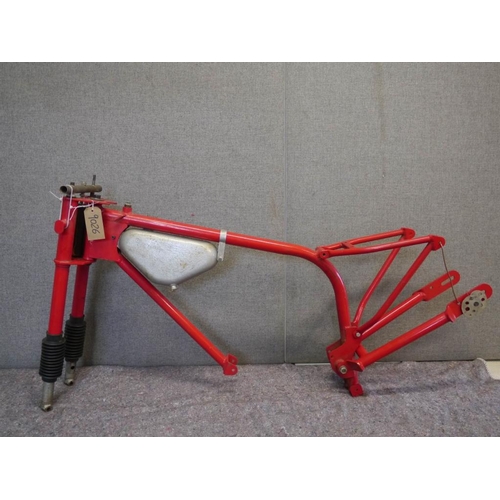 378 - Springer grasstrack frame, forks and tank