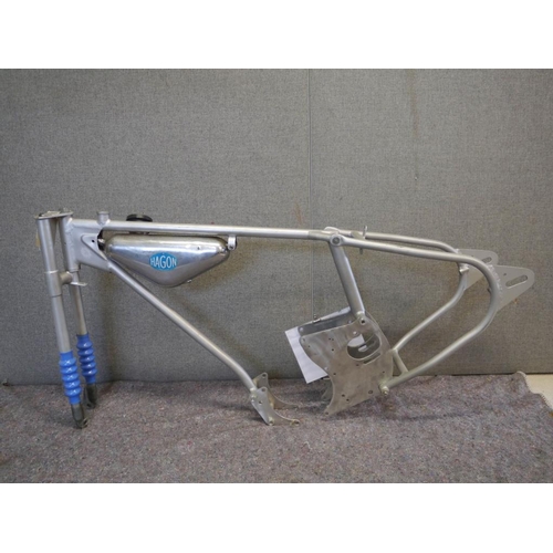 380 - Hagon speedway frame, forks and tank