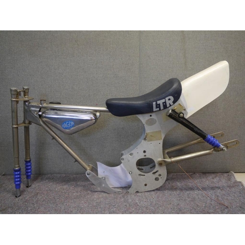 386 - Hagon LTR frame, forks, saddle and tank