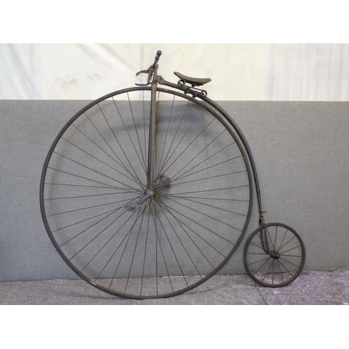 420 - Beeston Humber Transitional High Penny Farthing. Original. Circa 1875. Marked T Beedle. 52