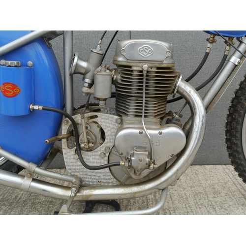 432 - ESO S45 speedway bike. 1956. With leading link forks. DT5 Model that housed The Eso S45 motor, a 500... 