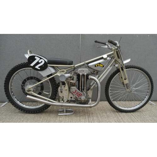 435 - Huck Finn No.72 Speedway bike. 1954