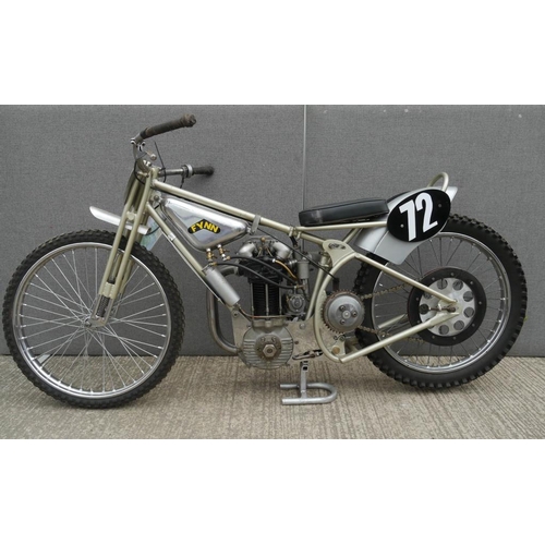 435 - Huck Finn No.72 Speedway bike. 1954