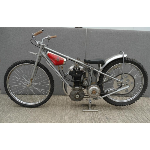 438 - Excelsior JAP MKIV 500cc short stroke speedway racing motorcycle. 1951. The arrival of the speedway ... 