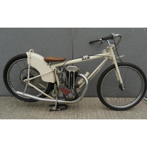 443 - AJW Type 3 Speed Fox bike with JAP engine made 1951/1952. Built by Arthur Wheaton. Very similar in s... 