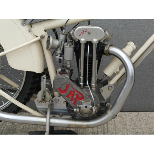 443 - AJW Type 3 Speed Fox bike with JAP engine made 1951/1952. Built by Arthur Wheaton. Very similar in s... 