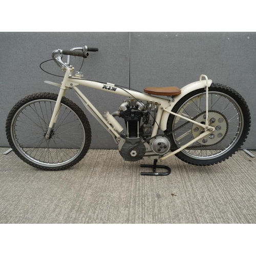 443 - AJW Type 3 Speed Fox bike with JAP engine made 1951/1952. Built by Arthur Wheaton. Very similar in s... 