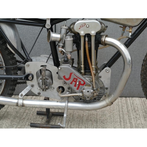 448 - Hagon 113 sandracer bike with JAP engine. Engine No. JOS/179598