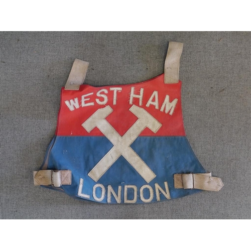 520 - Speedway racing jacket- West Ham, London No.5 red and blue