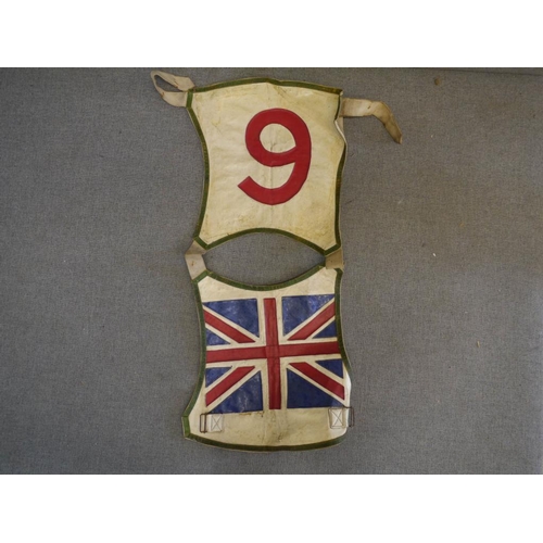 530 - Speedway racing jacket- White with union jack No.6