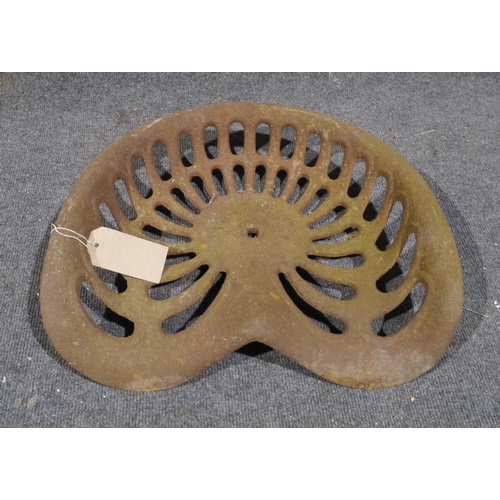 605 - Cast iron seat- Lenman and Harding