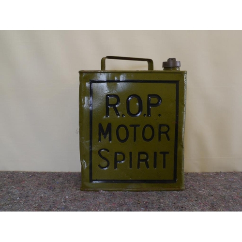 688 - 2 Gallon fuel can- ROP motor spirit