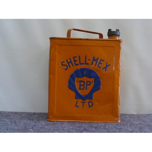 690 - 2 Gallon fuel can- Shell Mex & BP Ltd