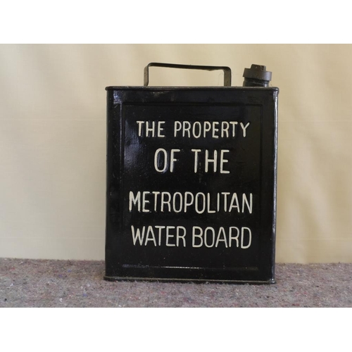 692 - 2 Gallon fuel can- The Property of the Metropolitan Water Board