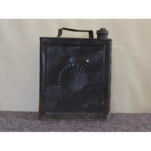 697 - 2 Gallon fuel can- Shell for Morris cars