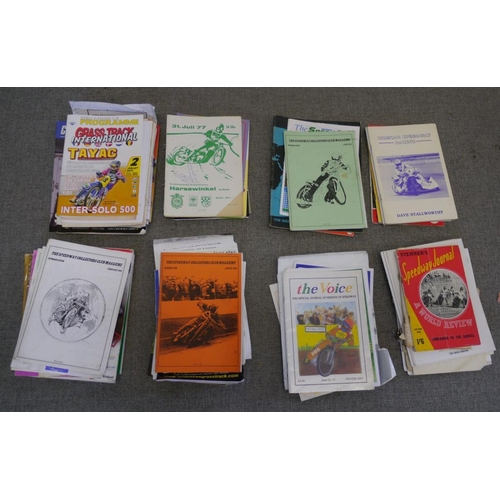 71 - Foreign speedway and grasstrack programmes. Various years