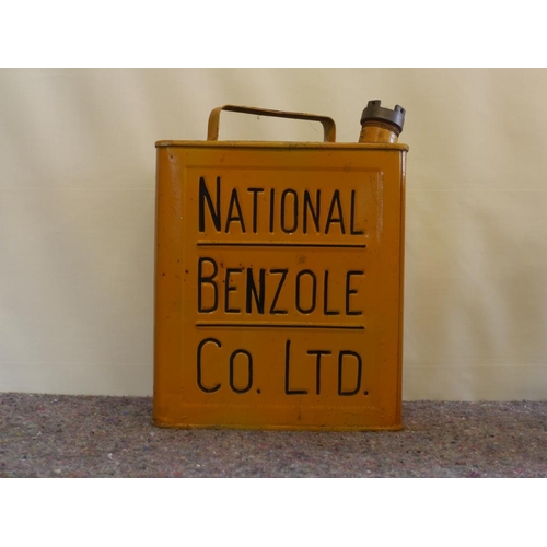 731 - 2 Gallon fuel can- National Benzole Co. Ltd