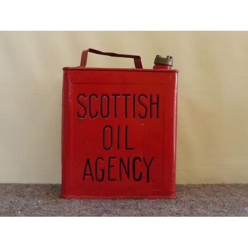 737 - 2 Gallon fuel can- Scottish oil agency