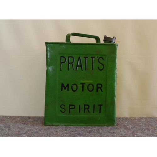 758 - 2 Gallon fuel can- Pratt's motor spirit