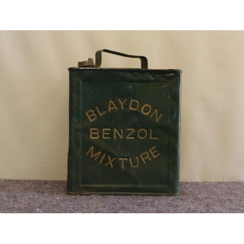 778 - 2 Gallon fuel can- Blaydon Benzol mixture