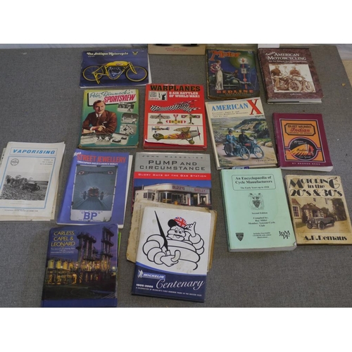 84 - Various books to include trucks, American motorcycling, motoring in the 1920's etc