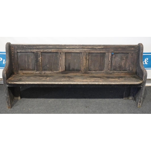 53 - Pine pew bench 74