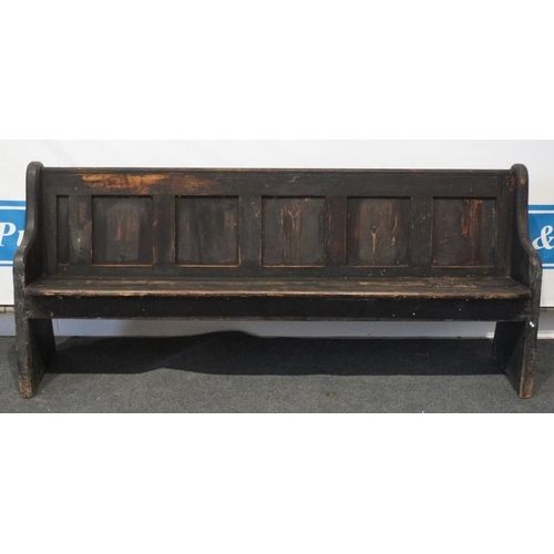 54 - Pine pew bench 74