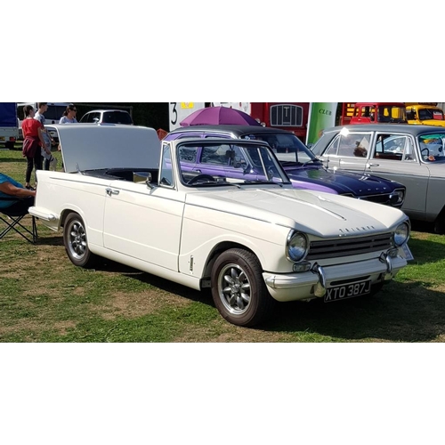 625 - Triumph Herald 1360 2 door convertible. 1970. Original hood. 3 owners from new, started life at Elml... 