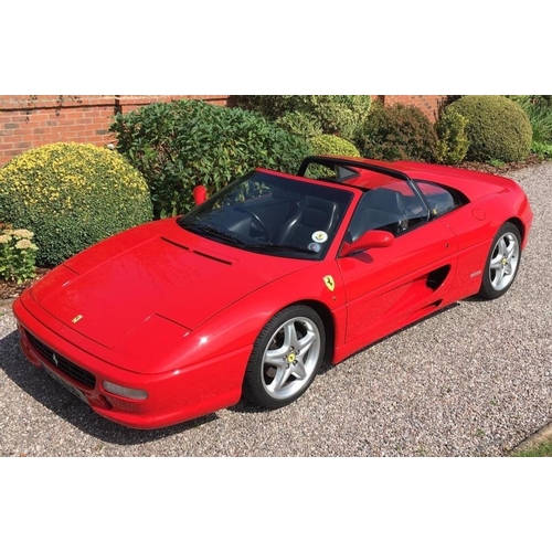 627 - Ferrari F355 2 door convertible. 1995. GTS Targa roof. This car is a 6spd 2.7 motronic high power mo... 