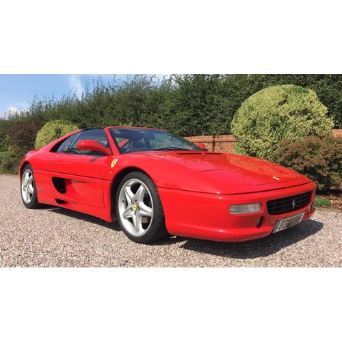 627 - Ferrari F355 2 door convertible. 1995. GTS Targa roof. This car is a 6spd 2.7 motronic high power mo... 