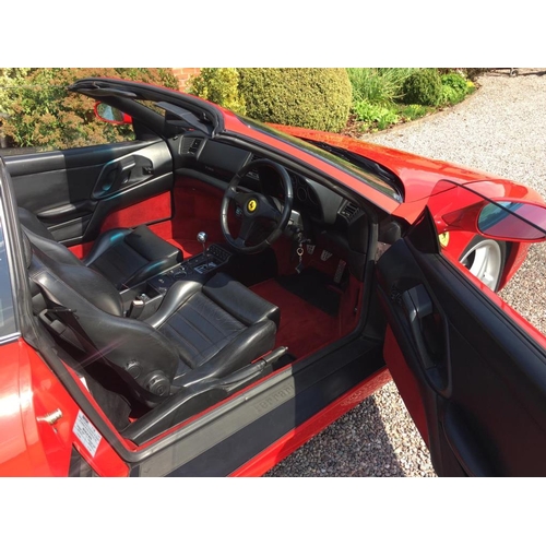 627 - Ferrari F355 2 door convertible. 1995. GTS Targa roof. This car is a 6spd 2.7 motronic high power mo... 