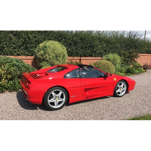 627 - Ferrari F355 2 door convertible. 1995. GTS Targa roof. This car is a 6spd 2.7 motronic high power mo... 