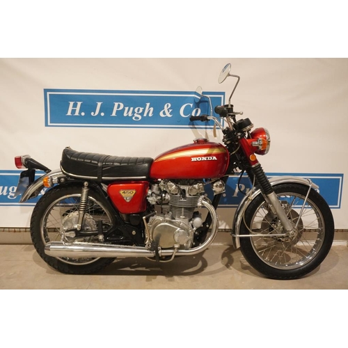 629 - Honda CB450 K3 motorcycle. 1970. 444cc. Engine no. CB450-4002694. Frame No. CB450E-4002716. Reg. ANM... 