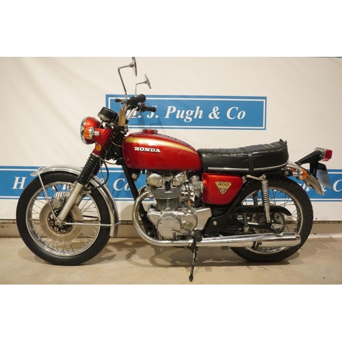 629 - Honda CB450 K3 motorcycle. 1970. 444cc. Engine no. CB450-4002694. Frame No. CB450E-4002716. Reg. ANM... 