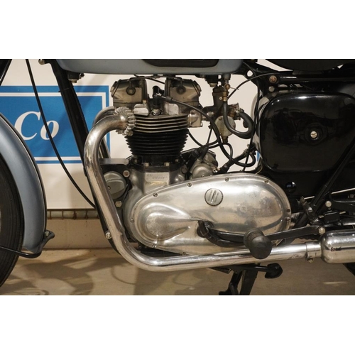 630 - Triumph T110 motorcycle. 1958. 647cc. Engine no & frame no matching- T110017007. Reg. 451 XVE. V5