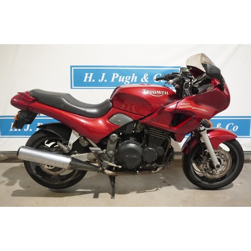 633 - Triumph Sprint motorcycle. 1995. 885cc. Engine no. 021433. Reg. N571 SFJ. V5