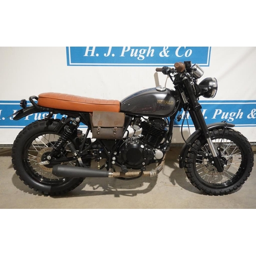 635 - Herald Motor Company Motorcycle. 2016. Classic 250. Only 5000 miles, very good tidy bike, ready to r... 