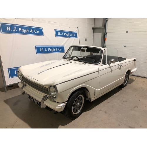 625 - Triumph Herald 1360 2 door convertible. 1970. Original hood. 3 owners from new, started life at Elml... 