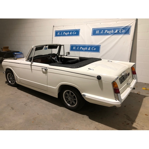 625 - Triumph Herald 1360 2 door convertible. 1970. Original hood. 3 owners from new, started life at Elml... 