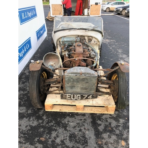 627A - Frazer Nash 4 seater 329 Cabriolet 1937
The tubular chassis is original, the suspension, steering an... 