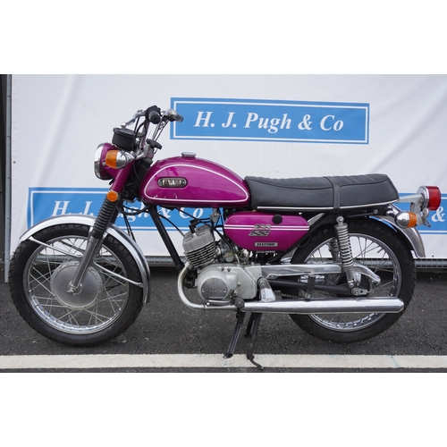 746 - Yamaha C53 motorcycle. 1973. It was in a museum in the US until imported into the UK in 2016. c/w NO... 