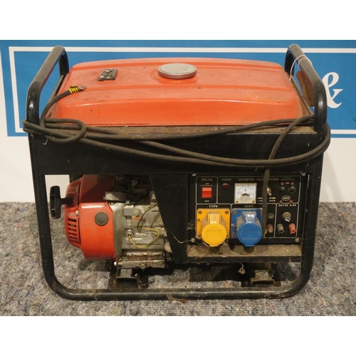 342 - GX200 6.5HP petrol generator