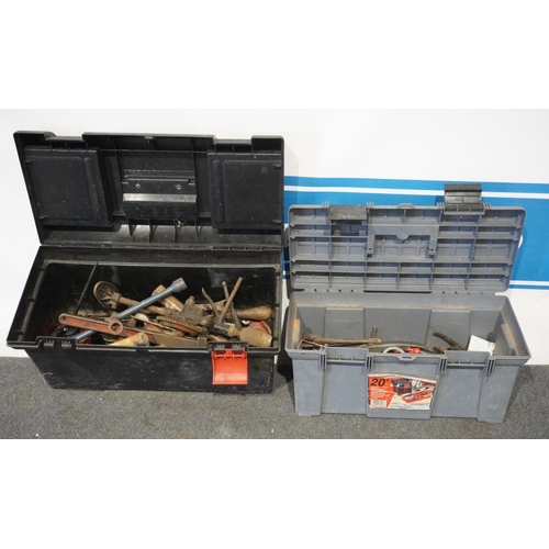 688 - 2 Tool boxes and contents