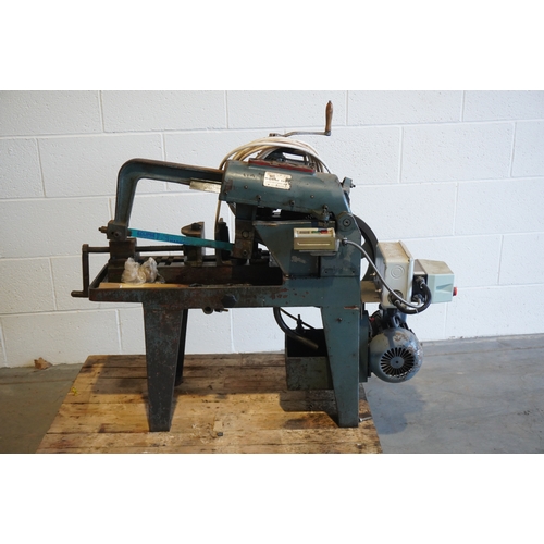 801 - Ajax power hacksaw. Single phase. Working order