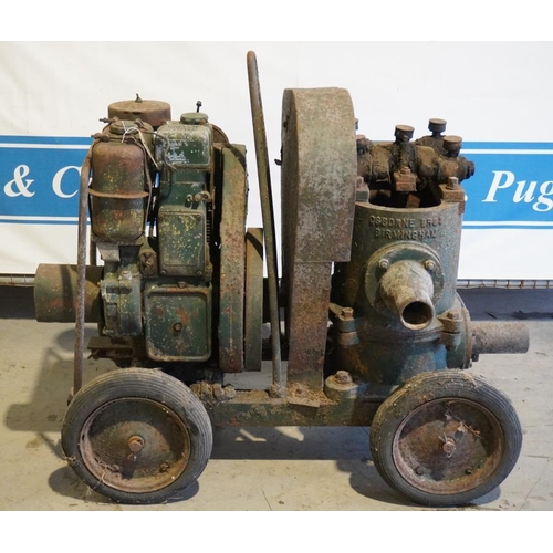 150 - Lister LD1 stationary engine on trolley