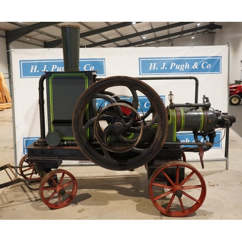 166 - 1906 Blackstone  6 1/2HP engine with distributors plate, E Wargent and Sons, Canon Froome, on good t... 